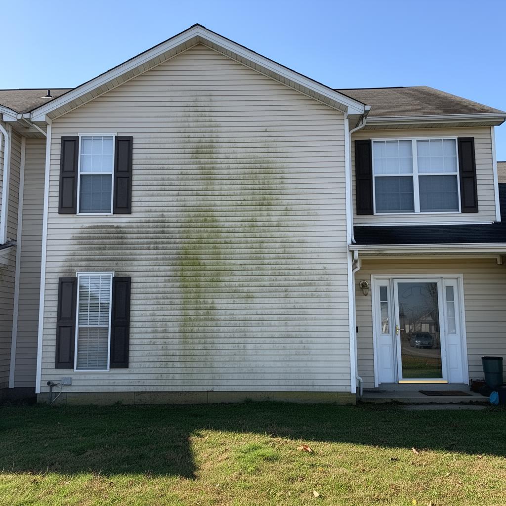 Soft House Wash – before